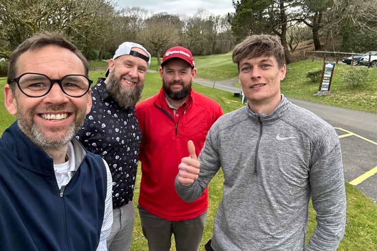 The Outtabounders will be tackling four golf courses in one day in Cornwall.