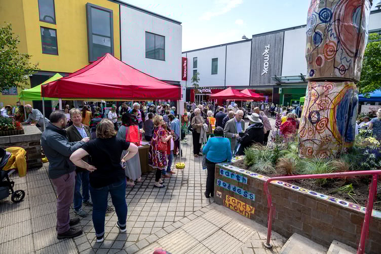 The town centre is set to be buzzing in the summer sunshine. Picture: Paul Williams