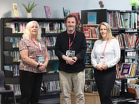 Award-winning author inspires pupils during visit to school
