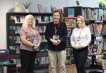 Award-winning author inspires pupils during visit to St Austell school