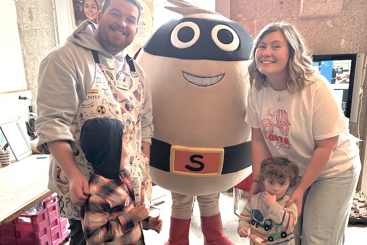 The Supertato workshops delighted families at the festival in St Austell.