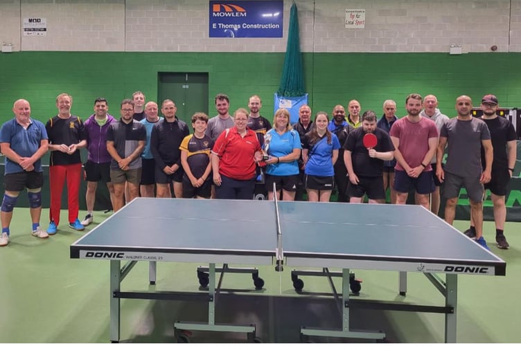 Kernow Cup table tennis.