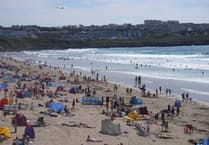 Busy day for lifeguards on popular beach