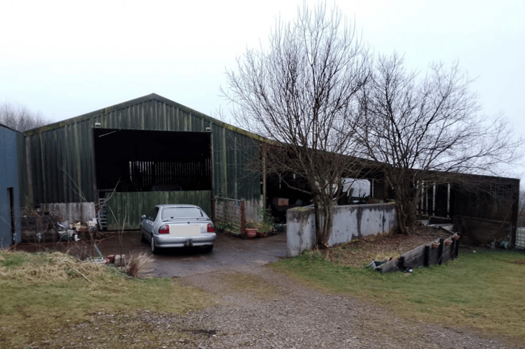 The barn subject to the application in Kit Hill, Launceston (Picture: Cornwall Council)