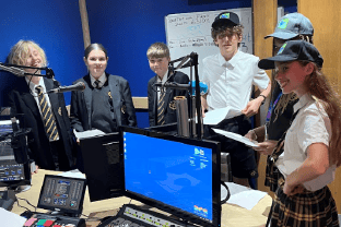 Pool Academy students made radio history.
