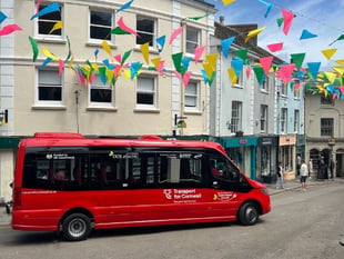 Cornwall’s first electric bus takes to the road