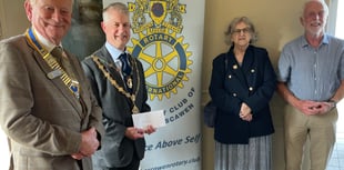 Rotary supports mayor’s charities with golfing day
