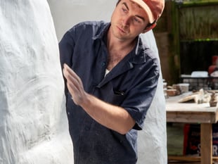 Sculptures being installed to celebrate communities past and present