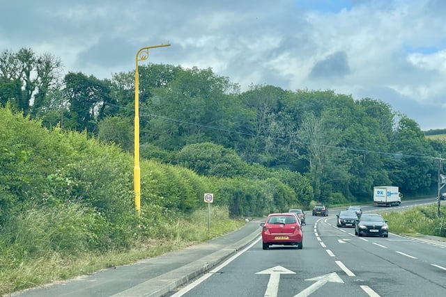 Installation of new speed cameras begins on stretch of A38