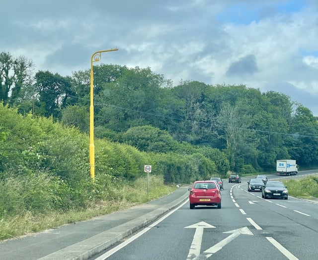 Installation of new speed cameras begins on stretch of A38