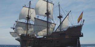 Spanish galleon replica is open for public visits at Cornish Harbour