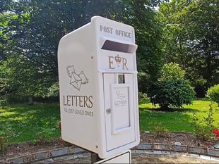Memorial gardens install postbox for letters to lost loved ones