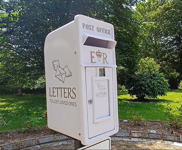 Memorial gardens install postbox for letters to lost loved ones