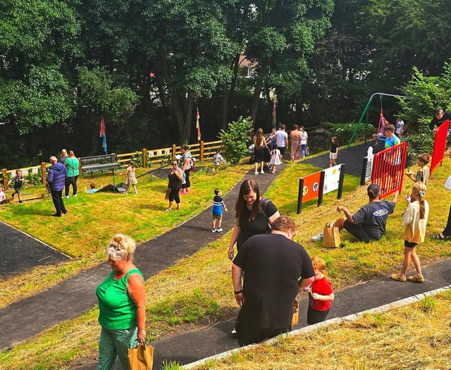 Community spirit brings Summerfields play park back to life