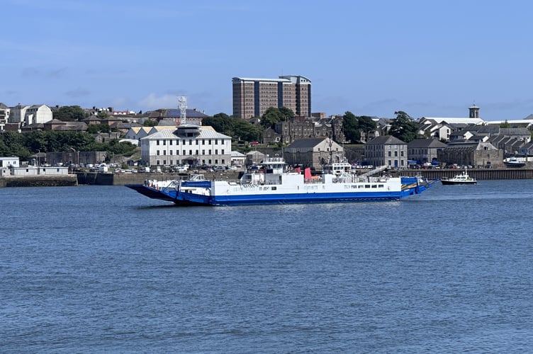 The LYNHER ferry is back in service at Torpoint having undergone essential maintenance work in Falmouth. Picture: (Tamar Crossings)