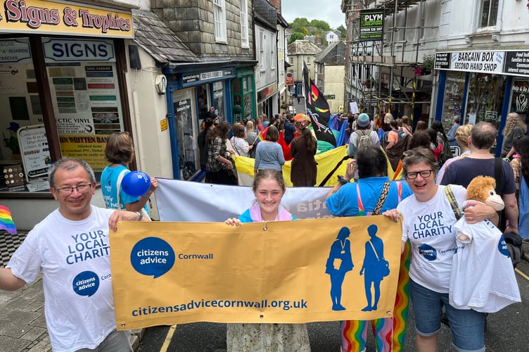 Citizens Advice Cornwall at Liskeard Pride