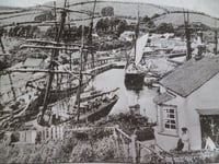 Barrie Doney's Cornwall: Pentewan Harbour over a century ago