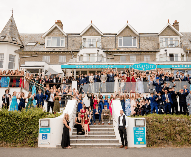Students celebrate the end of their secondary school journey in style