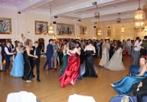 Students from Penrice Academy in St Austell put on the style as they hold their prom