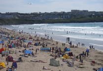 RNLI lifeguards at Fistral beach save life of swimmer after medical emergency