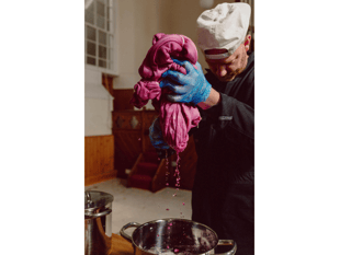 Cornwall entrepreneur uses food waste to dye organic clothing range