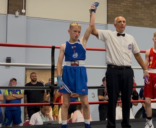 Scott wins first title for St Columb Boxing Club