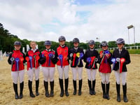 Equestrian team gallop to victory at show jumping event