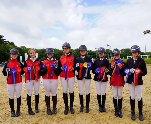 Equestrian team gallop to victory at show jumping event