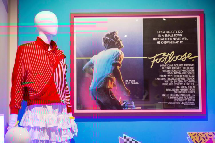 Fashion and movies at the I Grew Up in the 1980s exhibition