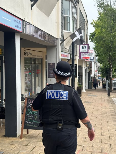 PC Pip Davey said the goal is not to target young people, but to encourage better choices and create positive relationships between them and the police