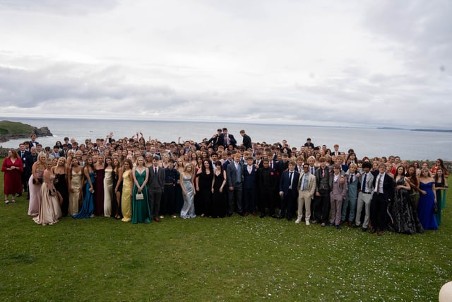 Students celebrate their prom in style