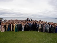 Students celebrate their prom in style