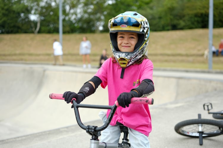 Travis was awarded 'Rider of the Day' in the BMX Demo. The Melville Durrant Memorial and Community Day held at Princess May Recreation Ground on Sunday 6 July. Photo by Penzance Council