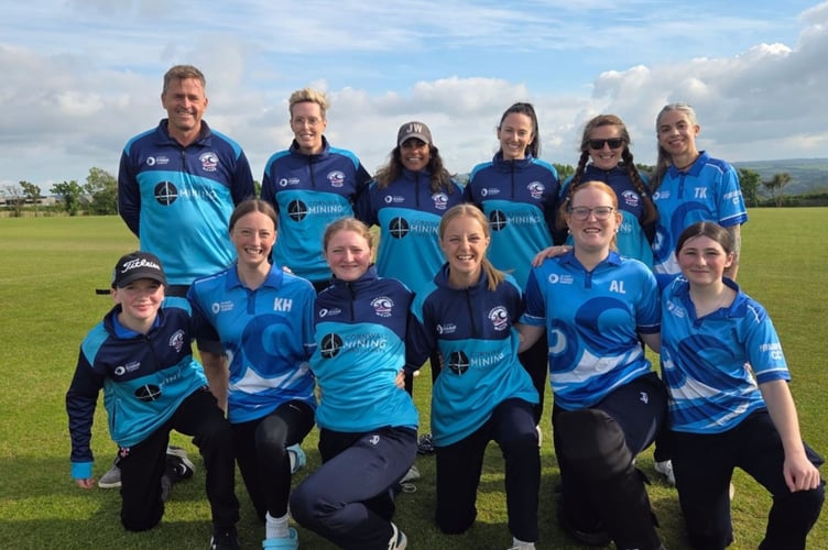 Perranporth Cricket Club Women's Team.