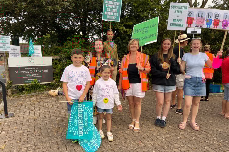 St Francis C of E Primary School Strike 2
