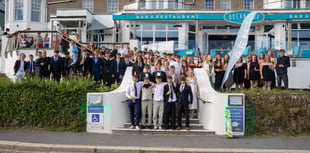 Students mark the end of their school journey in spectacular style 
