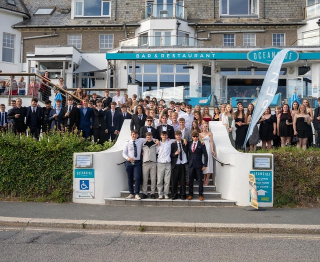 Students mark the end of their school journey in spectacular style 