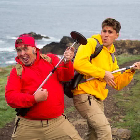 CBeebies duo Fred (right) and Pete (left).
