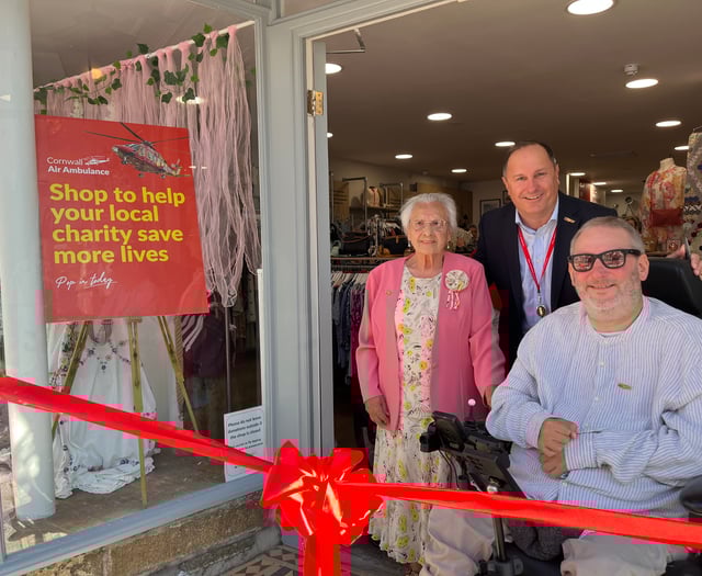 Cornwall Air Ambulance opens new flagship charity store