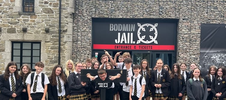 Pool Academy visit Bodmin Jail.