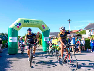 Cycle ride for children's hospice charity raises more than £320,000