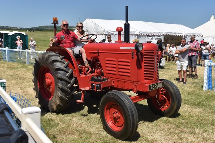 A parade of vintage tractors formed part of the entertainment at Liskeard Show. Picture: (Jon Harris Photography)