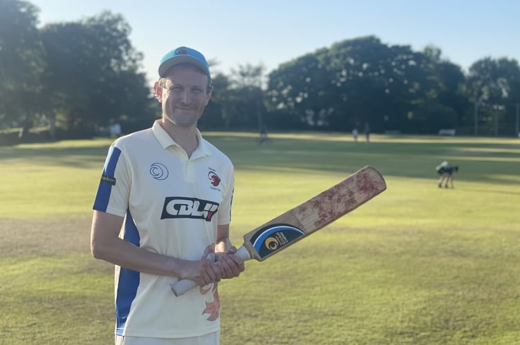 Richard Townsend hit his first century for Saltash in their Division Three East victory over Roche IIs. (Picture: Mark Stevens)