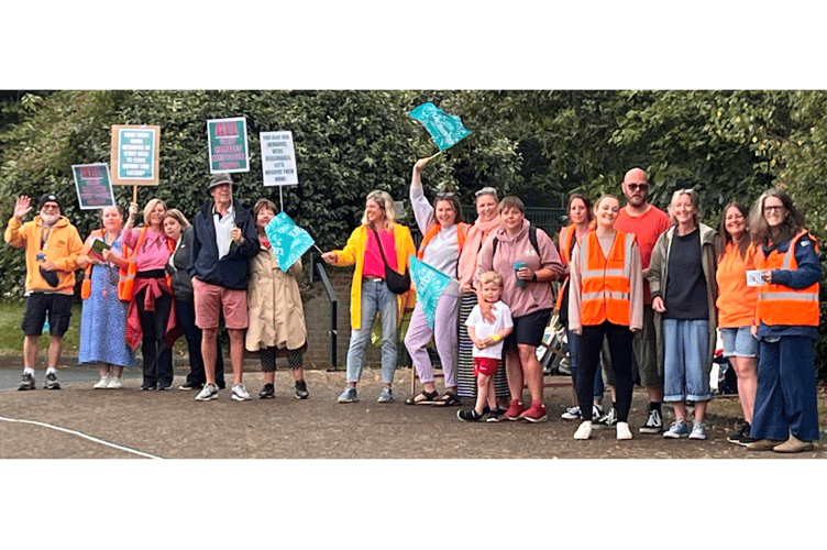 Local residents, parents and carers joined teachers and support staff at St Francis Church of England Primary School.