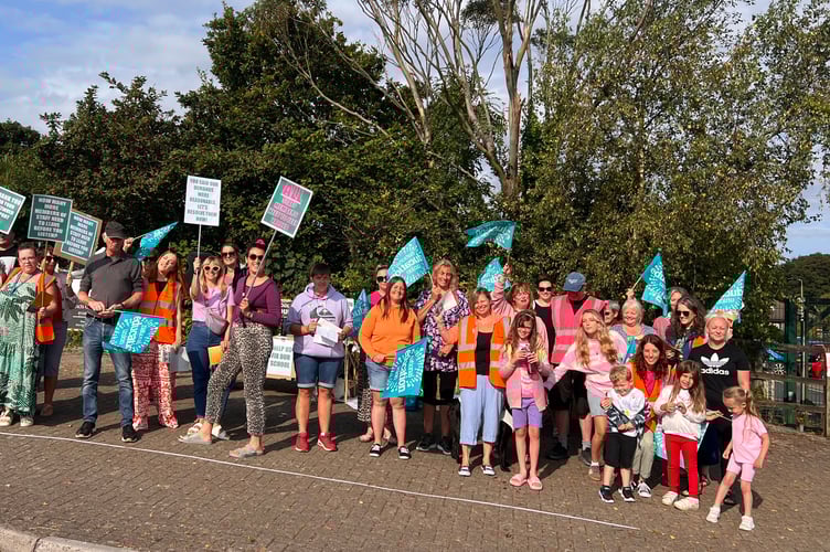 St Francis Church of England Primary School strike.