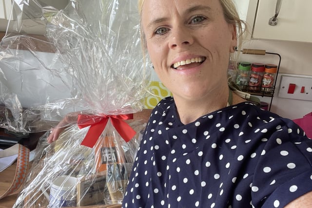 Prizewinner receives mouthwatering goodies 
