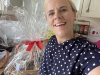 Prizewinner receives mouthwatering goodies 