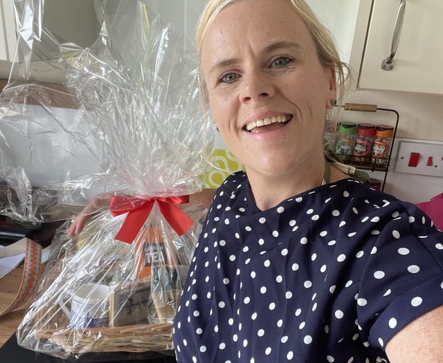 Prizewinner receives mouthwatering goodies 