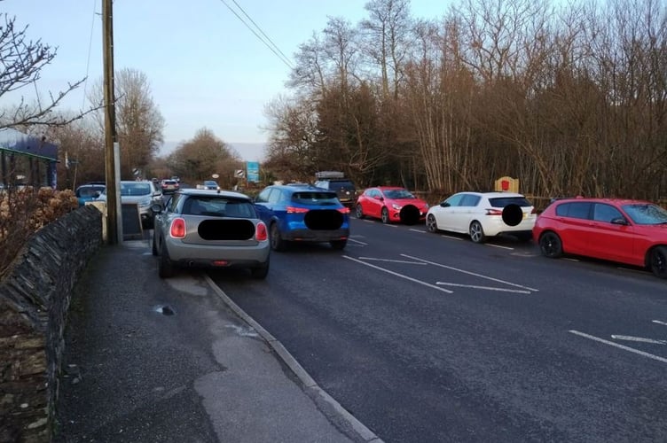 A photograph taken by an objector to Wing Shed\'s licence application.