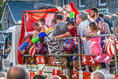 Grand parade at climax of eight days of carnival fun in village